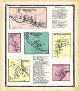 Bridgewater Town, Bridgewater Center, Bridgewater Corners, Woodstock Town South, Taftsville, Woodstock Town West, Windsor County 1869